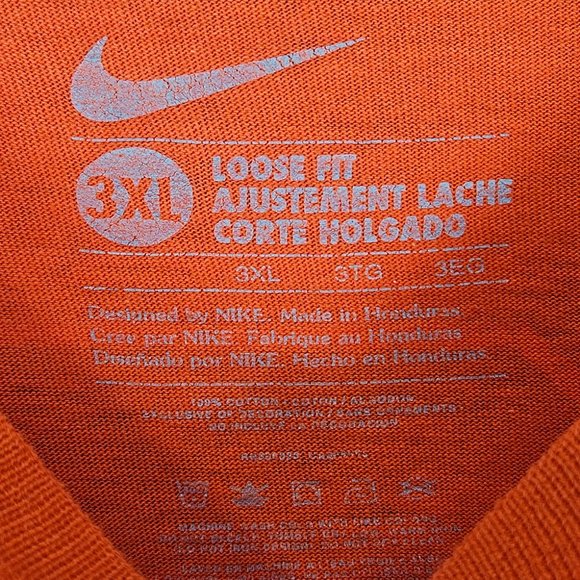 Nike Syracuse Orange Football Men's Size XXXL 3XL T-Shirt Loose Fit Short Sleeve - Picture 7 of 10